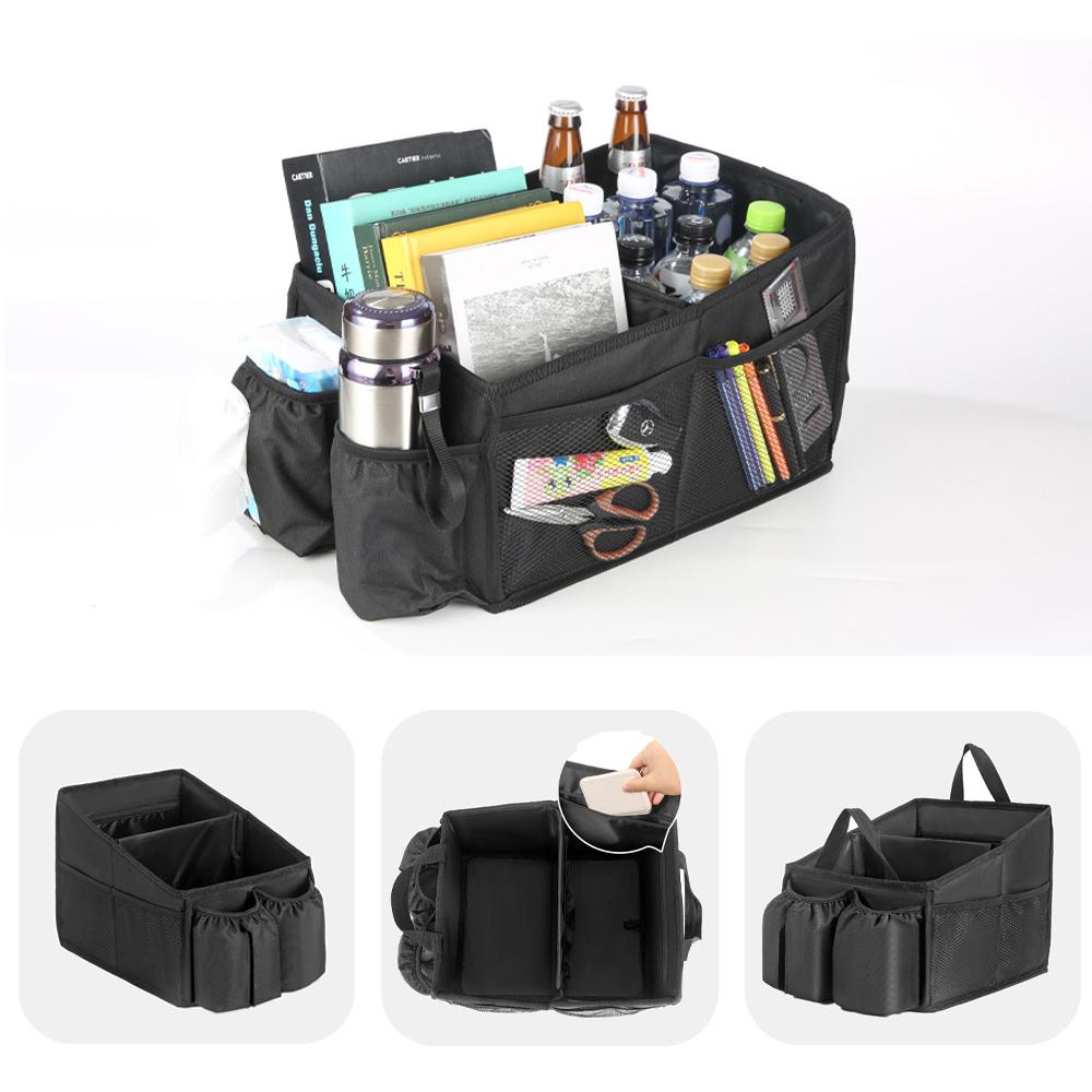 Car Storage Box Car Trunk Organizer Collapsible Cargo Storage Tool Auto Trucks Trunk Box Super Durable Car Trunk Storage Box