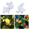 Puppy Wall Hanging Epoxy Mold Diy Keychain Pendant Wall Decoration Christmas Elk Ornament for Key Pendant Silicone Mold