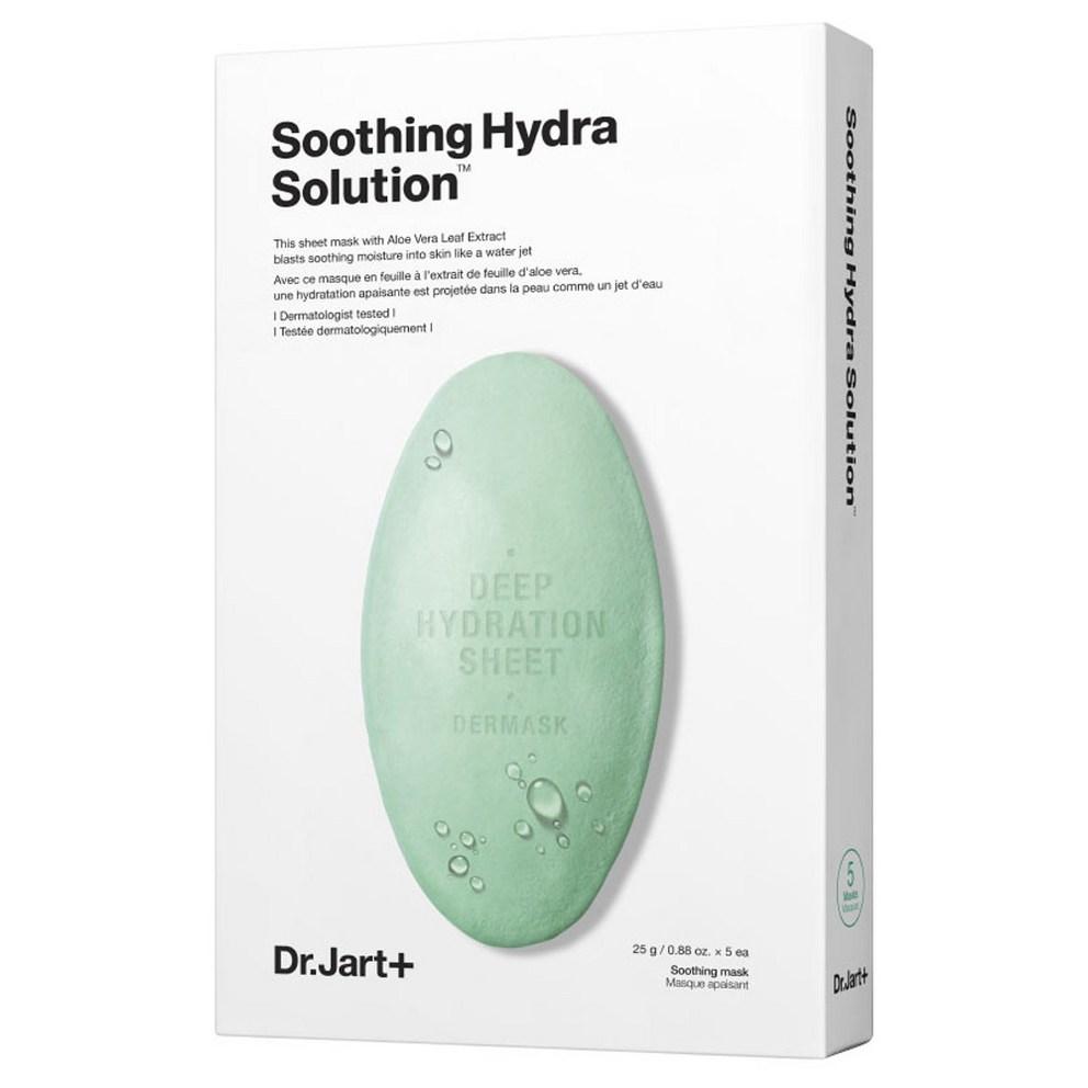Dr.Jart+ Water Jet Soothing Hydra Solution Mask Sheet, 5 Sheets, 1 Pack