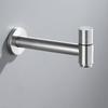 Nickel 304 Stainless Steel Washing Machine Faucet Black Wall Mounted Outdoor Exterior Garden Bibcock Bath Toilet Mop Pool Taps