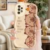 Phone Case: 2D Flat Samsung Galaxy A34 A35 M05 M06 S20 S22 S21 FE Plus 5G Protective Case, Couple Style, Layered Capybara, Christmas and Halloween Gif