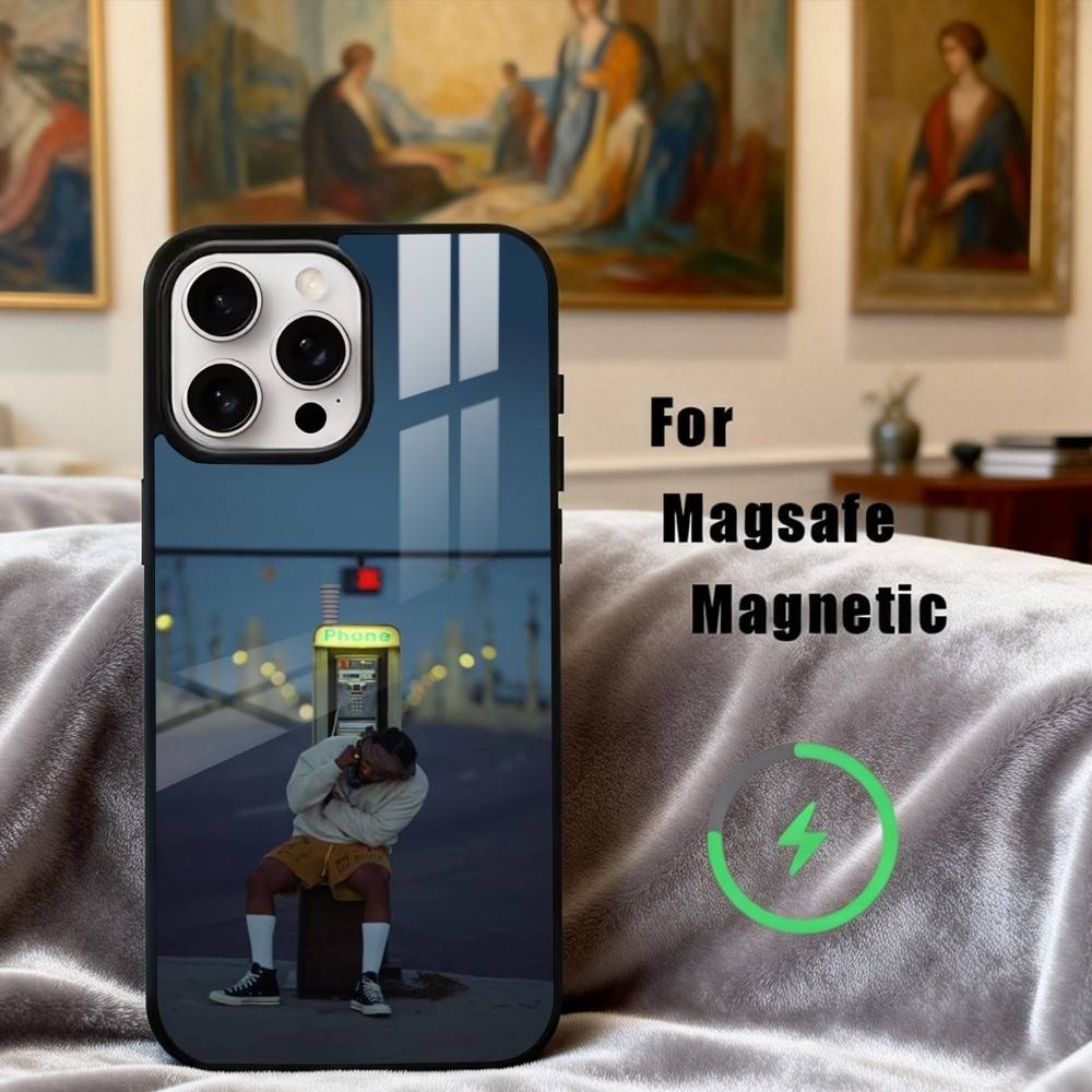 K-Kendrick-K Rapper L-Lamar-R Phone Case For iPhone17,16,15,14,13,12,11 Plus,Pro Max Magnetic For Magsafe Wireless Charging