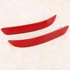For BMW X5 E70 Rear Bumper Reflector Red 63217158949 63217158950 Rear Light Reflectors Accessory Fit for BMW E70 X5 2007-2013(Left & Right)