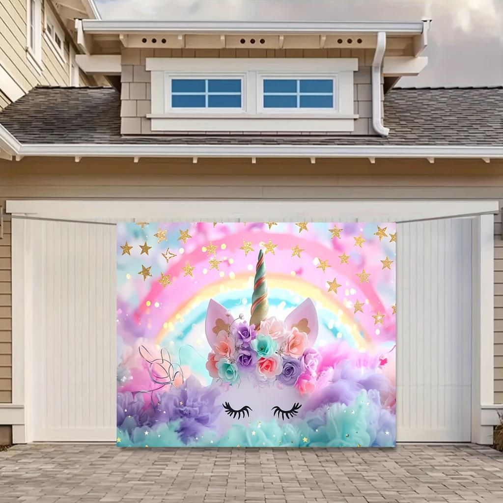 Magical Unicorn Photo Backdrop: Perfect for Holiday Parties Photography and Decorations