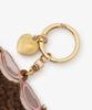 Afternoon Tea Living JR47 Keychain, Plush CharmDrinkKITKAT Heartful Bear, Brown