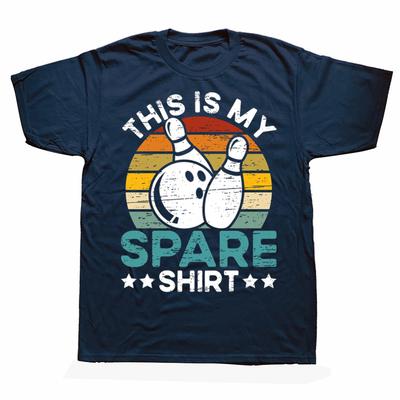 This Is My Spare Bowling Bowler Funny Team Tshirts Men Womens Fashion Casual Tshirt 100 Cotton Loose Oversized T Shirt Summer