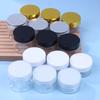 5 Pcs Travel Face Cream Jar Empty Plastic Cosmetic Makeup Bottle 20Ml 30Ml 50Ml Transparent Storage Container Refillable Bottles
