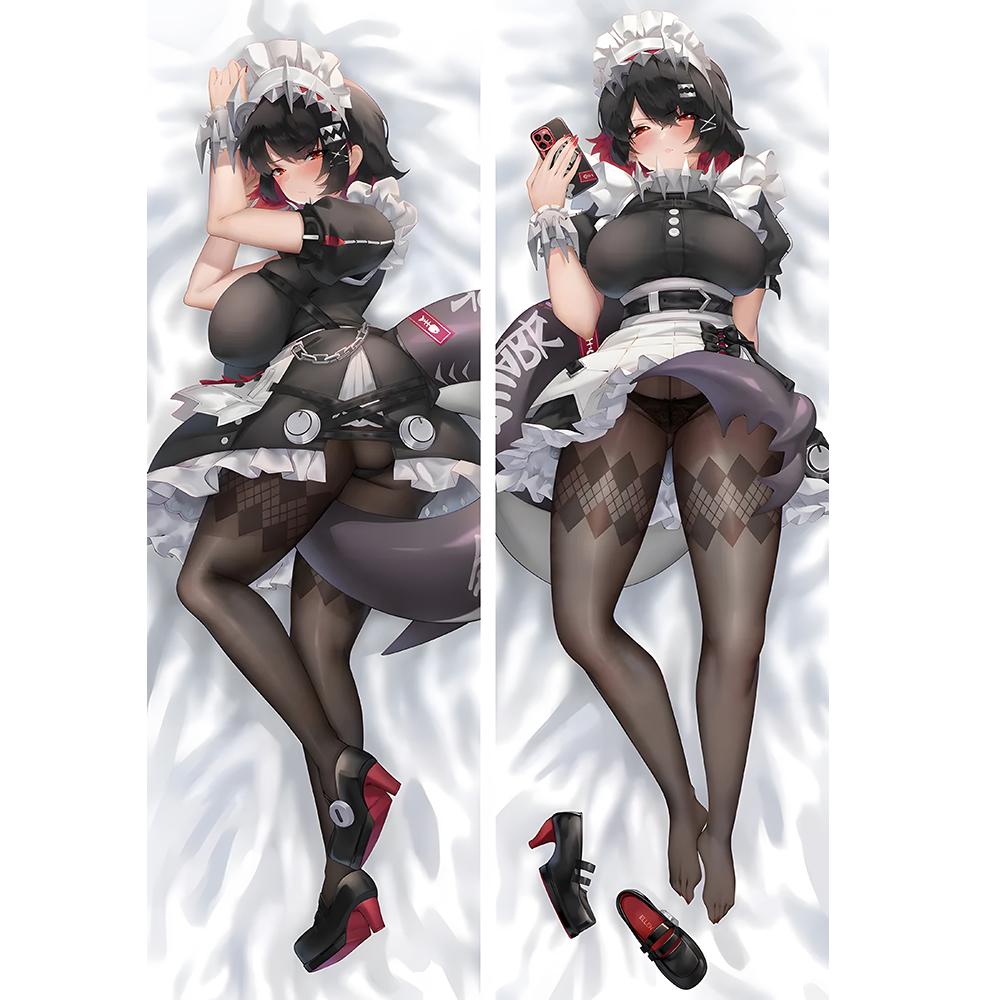 Cartoon Character Ellen Joe Dakimakura Pillowcase Hugging Fullbody Cosplay Props Double-Sided Print Custom Pillow Cushion Covers