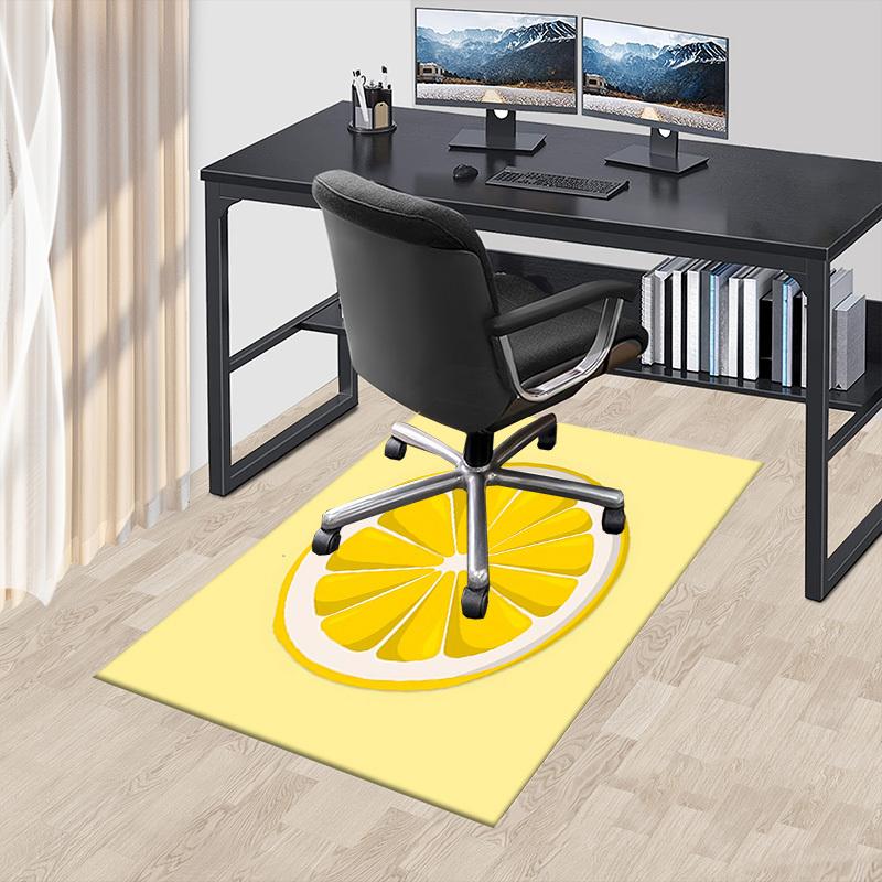 1PC lemon Extra Large Non Slip Floor carpet, Office, family, Studio   Large Area Rug Indoor Rugs, Bold Statement Piece
