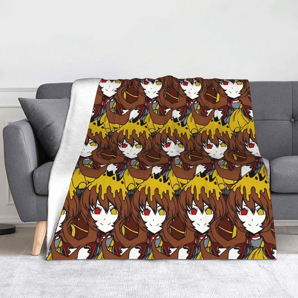 Shin Tsukimi Sou Hiyori Yaoi Blankets Autumn/Winter Your Turn To Die Game Multi-function Warm Throw Blanket for Sofa Thin Quilt