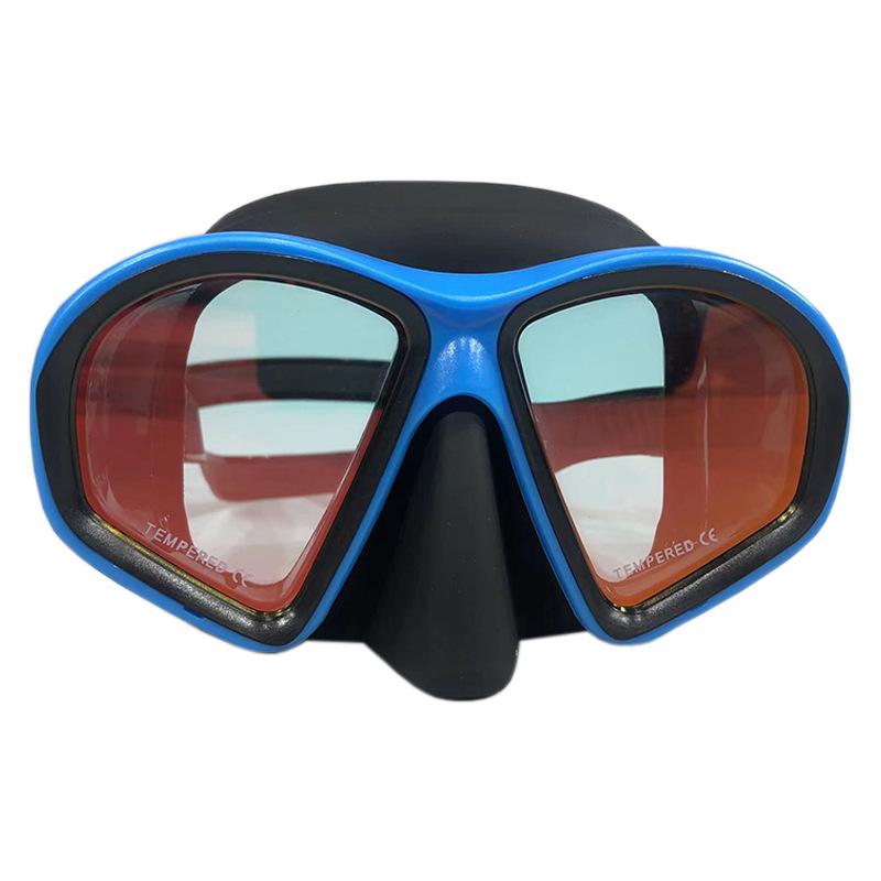 Adult Diving Mask with Tempered Glass and Silicone Seal