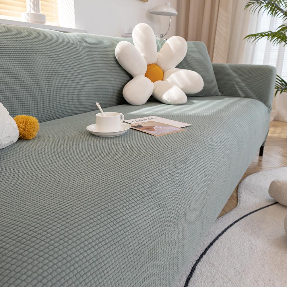 New All Season Elastic Cover with Corn Down Sofa Cover for Lazy People  Anti Cat Scratch