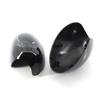 1 Pair Door Side Wing Mirror Cover Rearview Mirror Cap Gloss Black Left Right for Mini R55 R56 R57 R58 R59 R60 R61 Clip-on