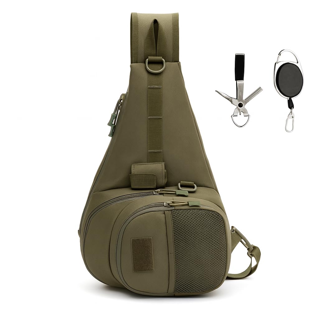 

Thujopsis Fishing Shoulder Fishing Gear Tackle Large 3 Colors Bag, Bag, Storage, Bag, Capacity, (Khaki)