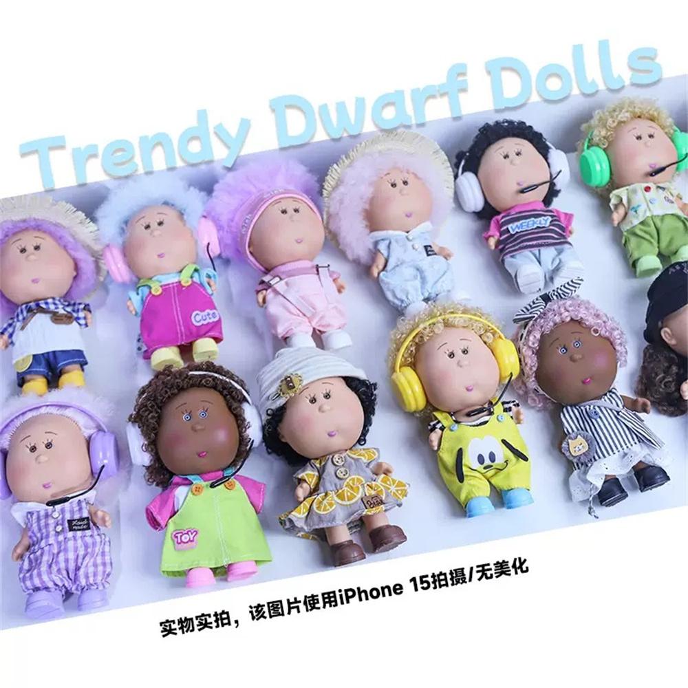 

Latest 18Cm Bean Eye Cute Vinyl Doll For Kids Diy Companion Doll For Kids Good Gift Nice Decor Safe Use For Children M