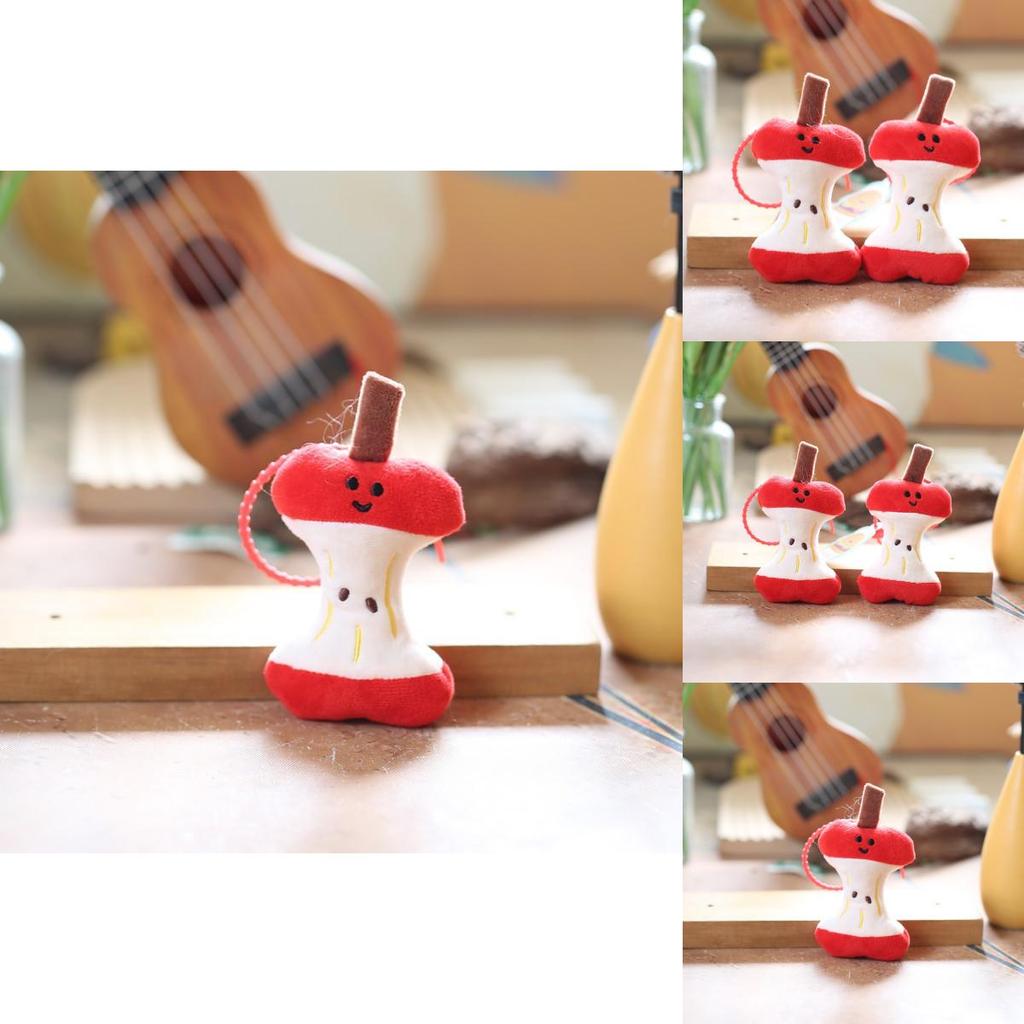 Core Kawaii Apple Plush Keychain Cute And Ultra Soft Stuffed Fruit Charm For Bags And Keys