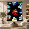 Decorative Tapestry,Among Us Printed Wall Art, Lightweight Wall Hanging For Bedroom Background