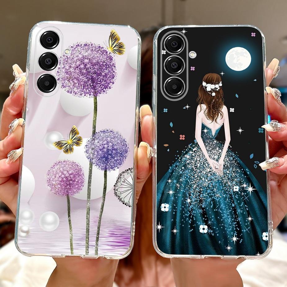 For Samsung Galaxy A17 5G Case SM-A176B Cute Cat Painted Cover 6.7'' Soft Silicone Case For Samsung A17 A 17 GalaxyA17 5G Fundas