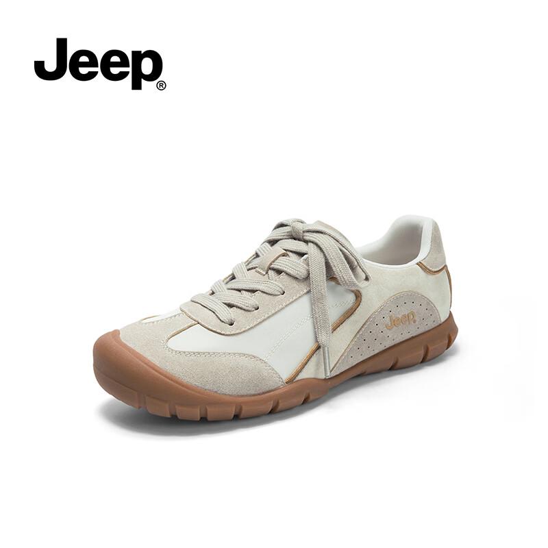 Jeep Women's Retro German Trainer Casual Shoes