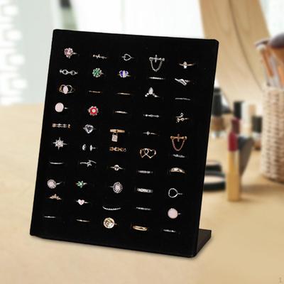 Placa Portaanillos para Exhibición Organizador de Almacenamiento de Joyería Vertical para Collares