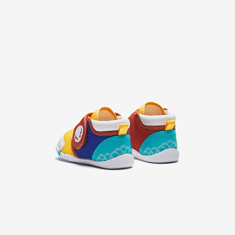 Anta Kids Fabric Synthetic Leather Trendy Fashion Skin-Friendly Comfortable Versatile Color Block Anti-Kick Breathable Low-Top Walking Shoes 312530033
