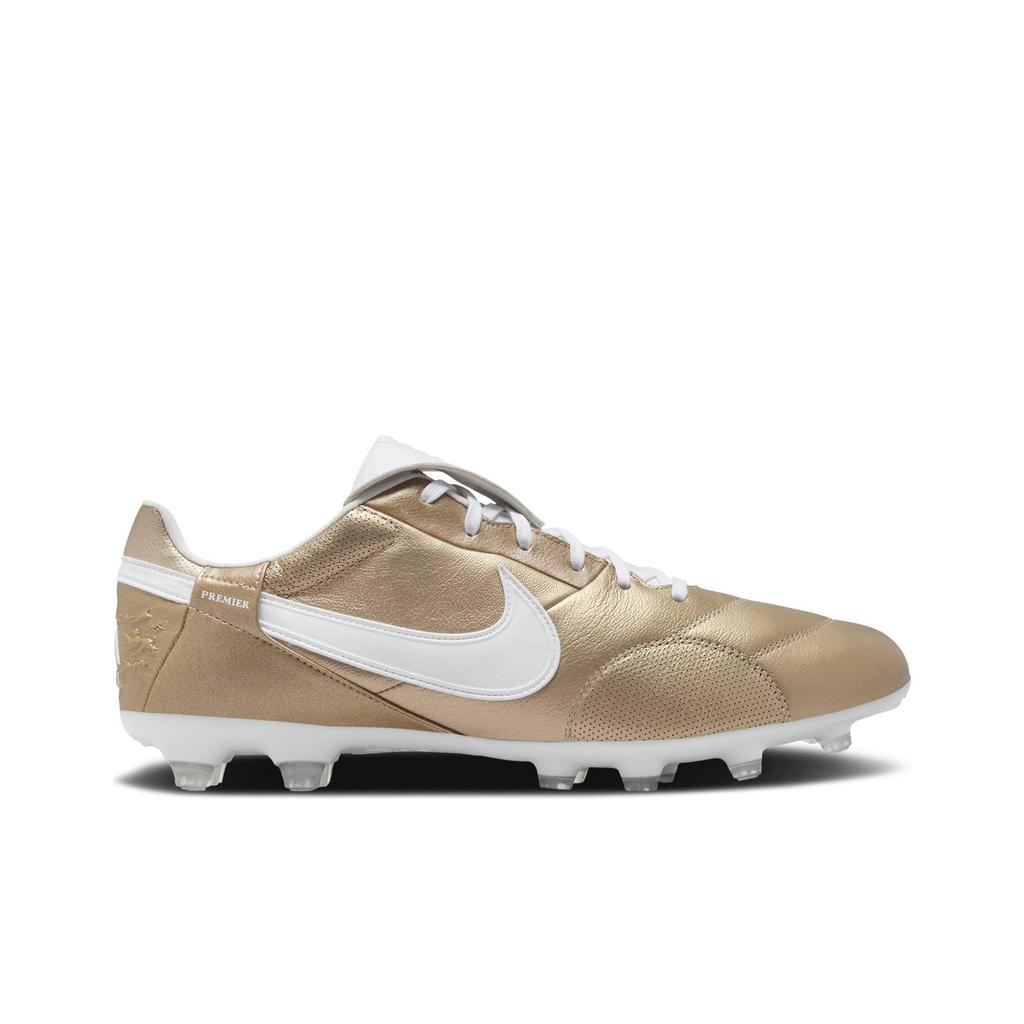 Nike Premier 3 FG Metallisk Gullkorn Herre Sneakers Hvit AT5889-200