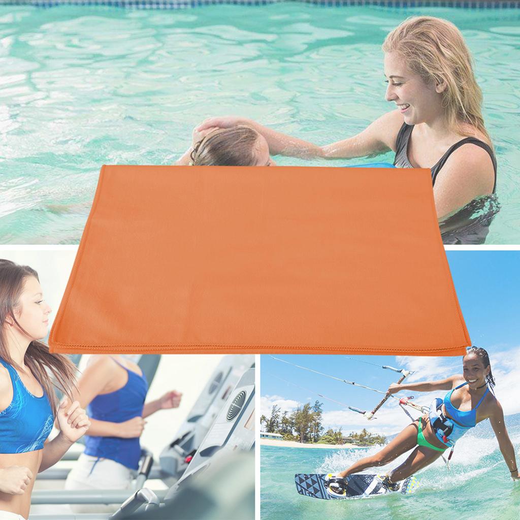Keep Diving 99*39cm Quick Dry Towels Microfiber Swimming Fitness Towel for Adult (Orange)