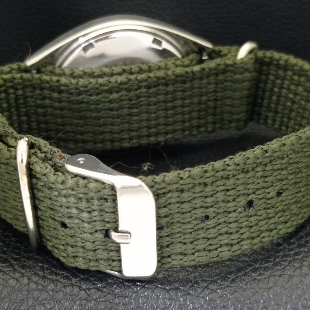 SEIKO 5 AUTOMATIC 6319A JAPAN MENS VINTAGE GREEN COLOR DIAL WATCH a701544-5 R206b-a701544