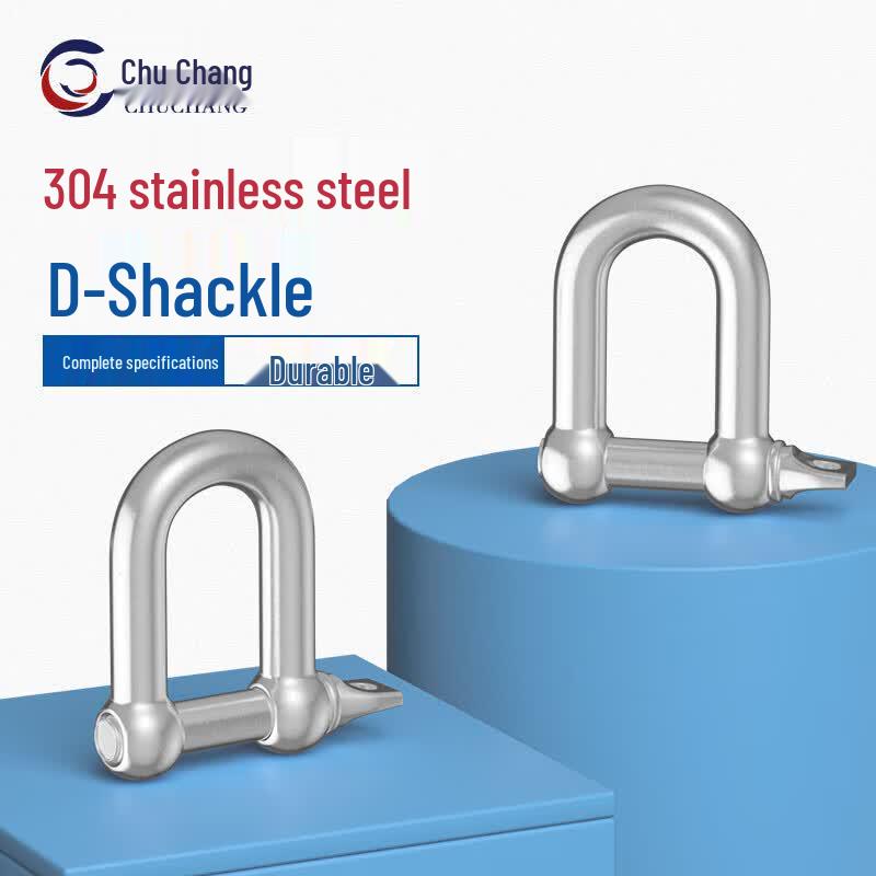 304 Stainless Steel D-Type Lifting Shackle M10 (10 pcs)