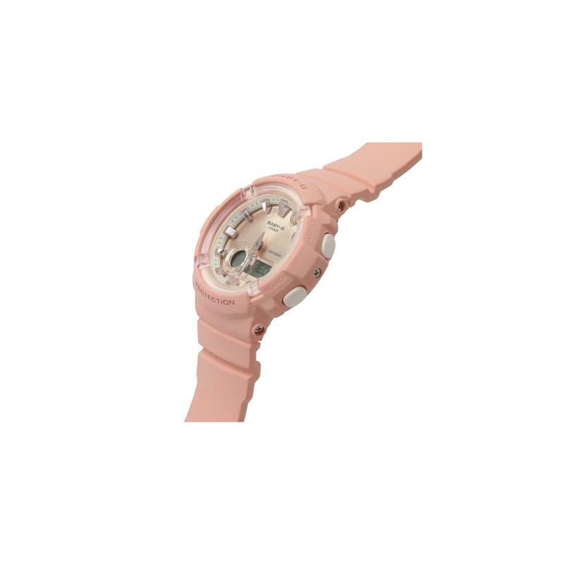 Casio BABY-G Series Sports Series World Time Stopwatch Automatic Calendar Waterproof Quartz Movement Japanese and Korean Watch BGA-280-4APR-person