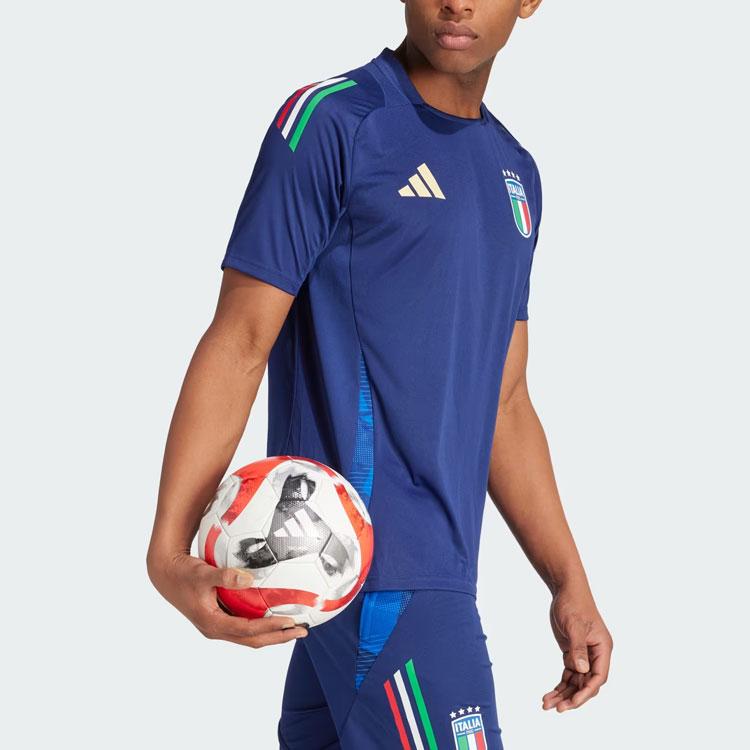Adidas Italy Tiro 24 Competition Training Jersey Men Tops Midnight-Blue IQ2174
