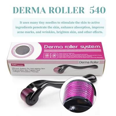 540 Derma Roller Microniddle Roller For Face Microneedling Needles Length Titanium Dermoroller Mesoroller For Hair