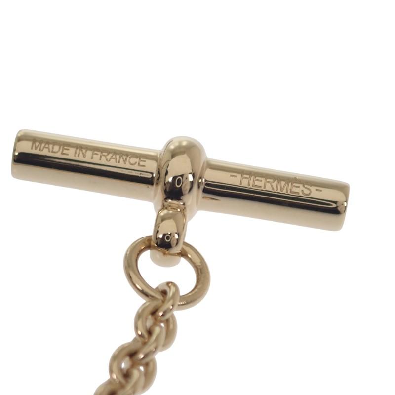 HERMES  H057078FD00  Necklace gold metal/Buffalo horn Women