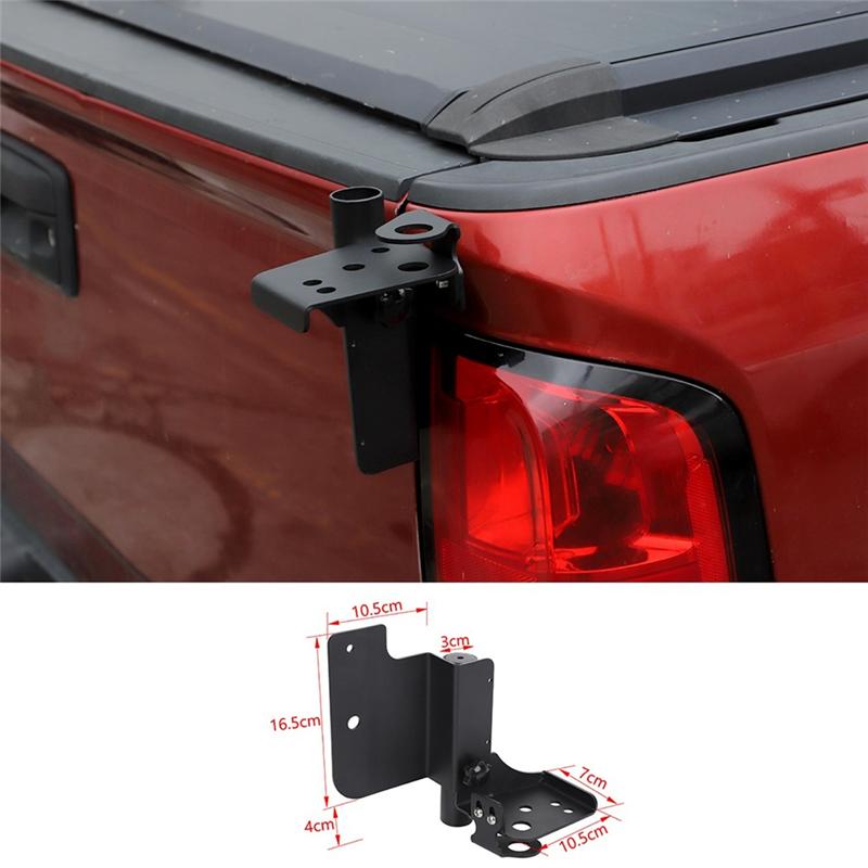 Car Tailgate Flagpole Holder Antenna Mount Bracket For Chevy Colorado/GMC CANYON 2014- Exterior Replacement , Right