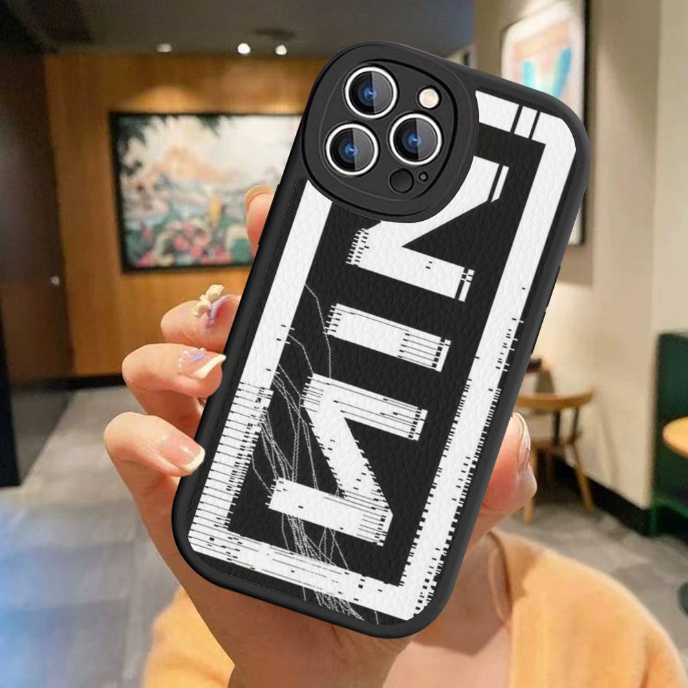 Industrial Rock Nine Inch Nails Band Phone Case For IPhone 16 15 14 13 12 11 Pro Max Plus Leather Soft Cover