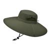 9252 summer sunscreen visor men's enlarged brim bucket hat outdoor mountaineering fishing breathable hat