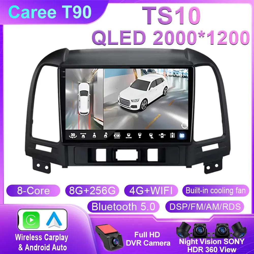 Android 14 Carplay Auto For Hyundai Santa Fe 2 2006 2007 2008 2009 2010 2011 2012 Car Radio Multimedia Player Stereo 4G WIFI BT