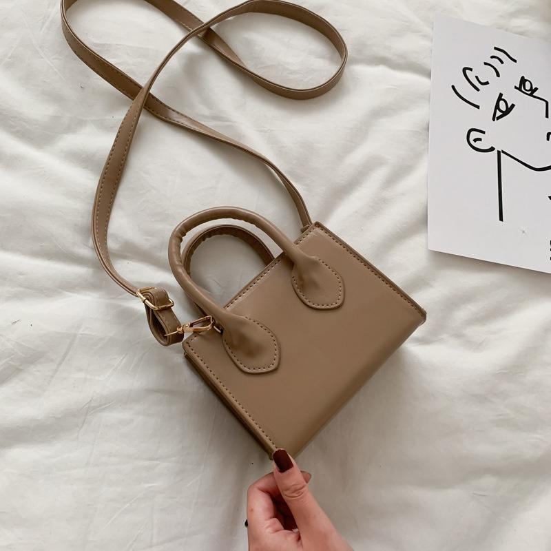 

Міні сумка через плече для жінок, універсальна та стильна маленька квадратна сумка хакі