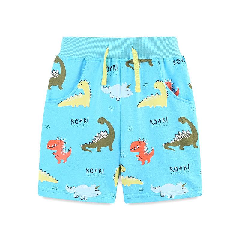 European & American Style Boys  Summer Cartoon Print Sports Shorts 3Y