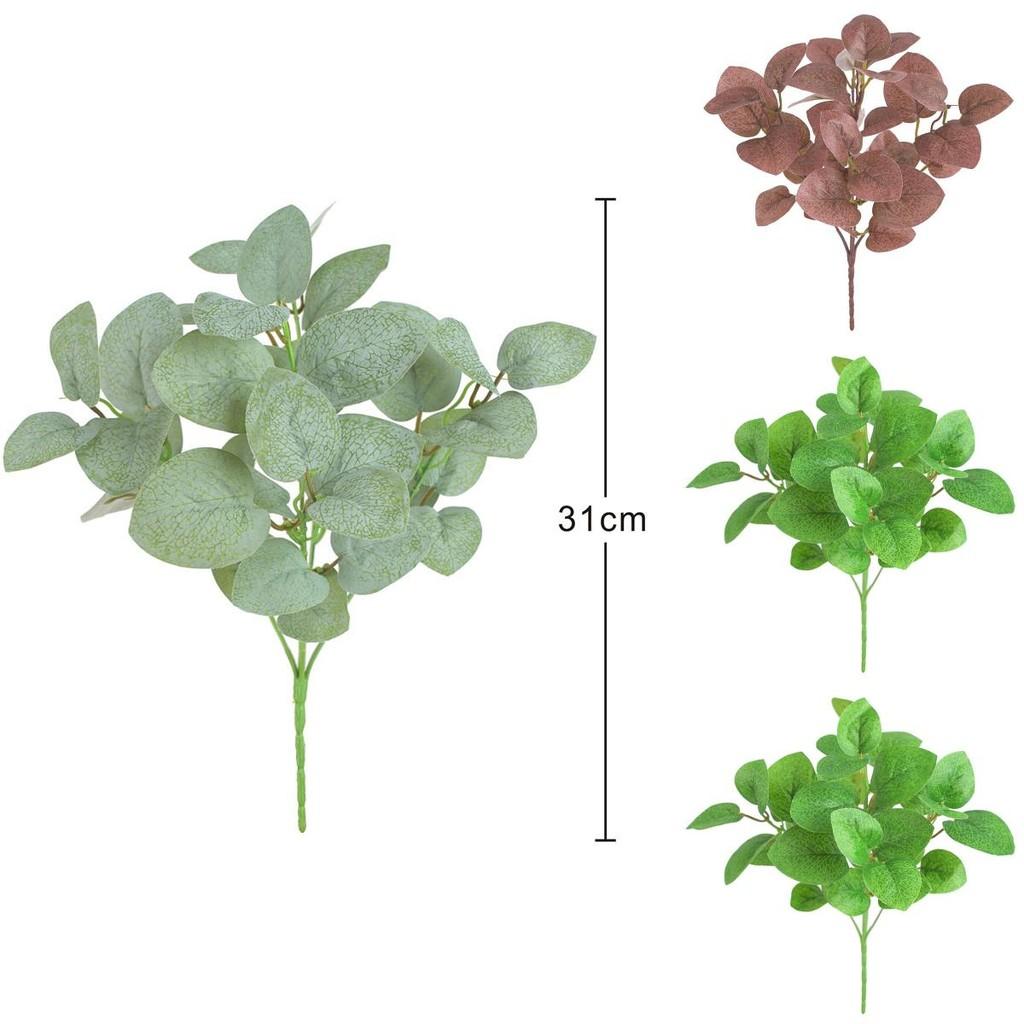 Fake Leaf Eucalyptus For Floral Arrangements And Event Decor With Durable Material