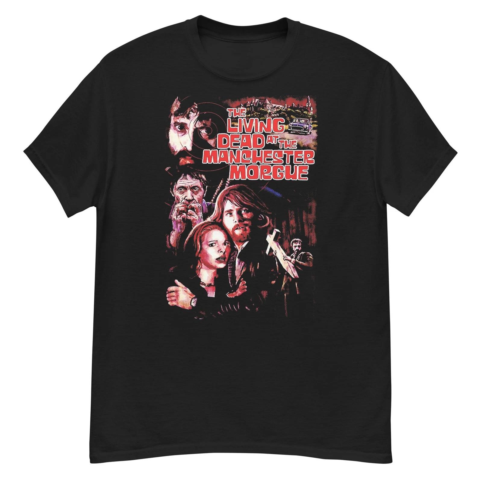 The Living Dead at Manchester Morgue cult zombie film fan art t-shirt L