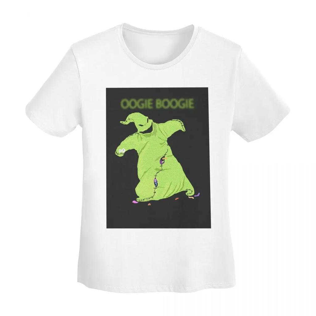 Oogie Boogie TShirt Women Short Sleeve T Shirts Round Neck Streetwear Cotton Summer Tees Streetwear