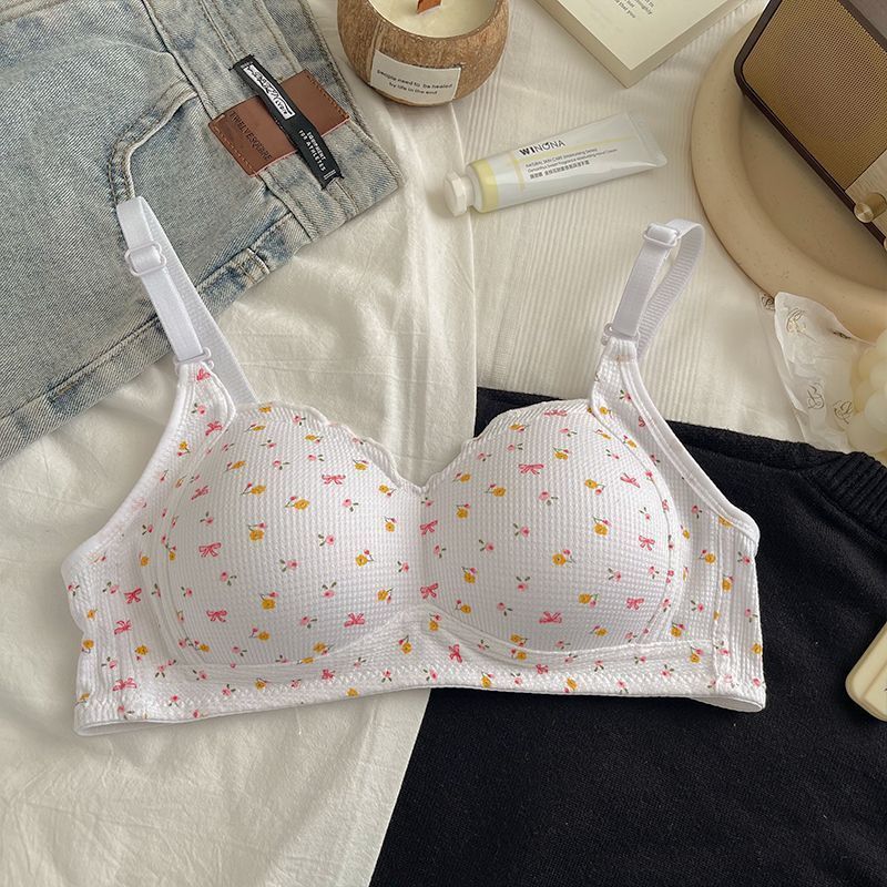 Summer Thin Bras Push Up Bras Cute Girls Sweat Lingerie Women Fashion Underwear Lady Brassiere