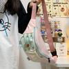 New Fashion Breast Bag Cute and Sweet Girl Shoulder Messenger Bag Large Capacity Casual Color Contrasting Commuter Fanny Pack