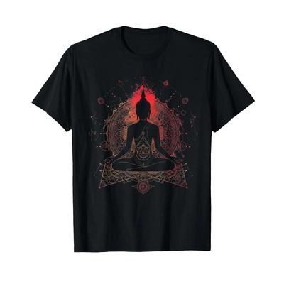 Zen Buddha Meditation Hindu Unisexdala Spiritual Buddhist T Shirt Vintage Casual Designer Clothes Fashion Stretched