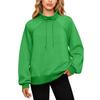 Women's Stand Collar Sweatshirt Oversized Turtleneck Drawstring Pullover Long Sleeve Top