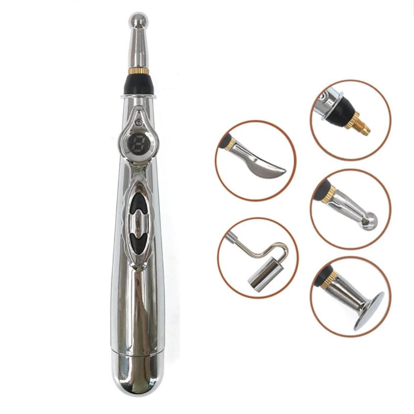 Pluma de Acupuntura Electrónica Punto de Acupuntura Masajeador EMS Estimulador Muscular Dispositivo de Fisioterapia TENS Pulso Electroestimulador Cuidado Personal de la Salud