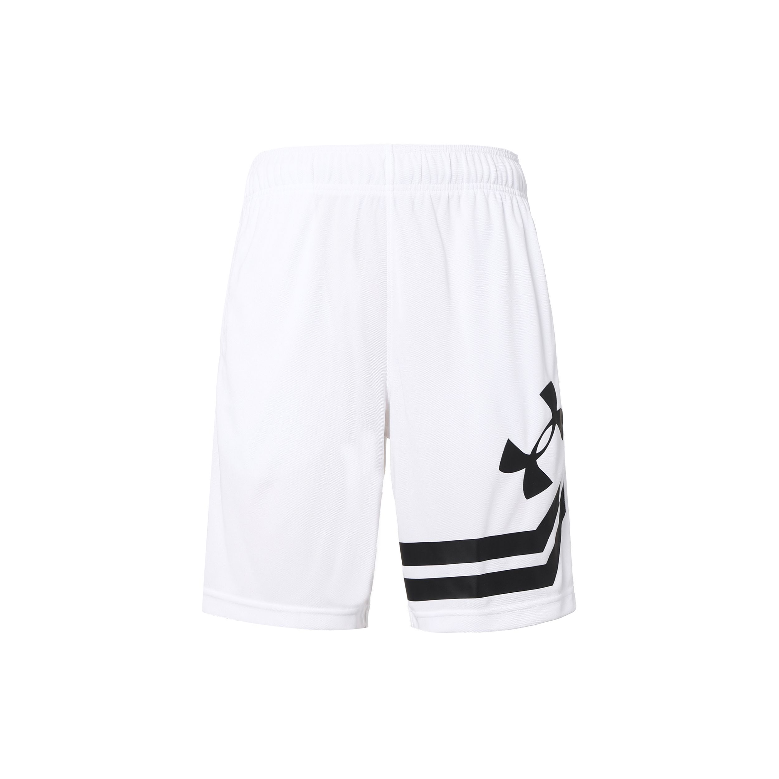 

Under Armour Color Block Basketball Sports Shorts Men shorts White 1351285-100 XXL
