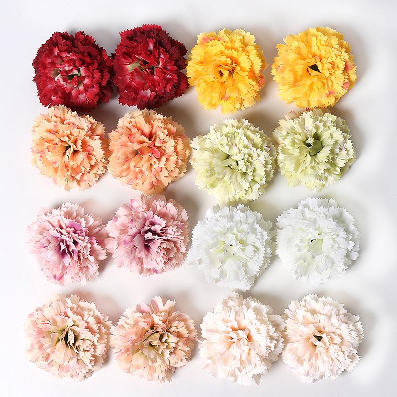 5/10Pcs Silk Artificial Flowers Heads for Wedding Marriage Decoration DIY Garland Accessories Home Room Decortions Fake Flower