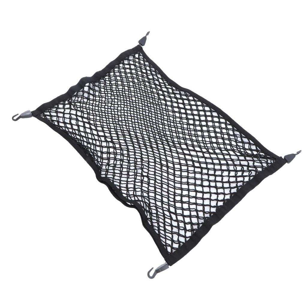 Car Nylon Elastic Mesh 4 Hook Rear Trunk Cargo Storage Net Holder Replacement for Tesla Model X 2015 To 2023